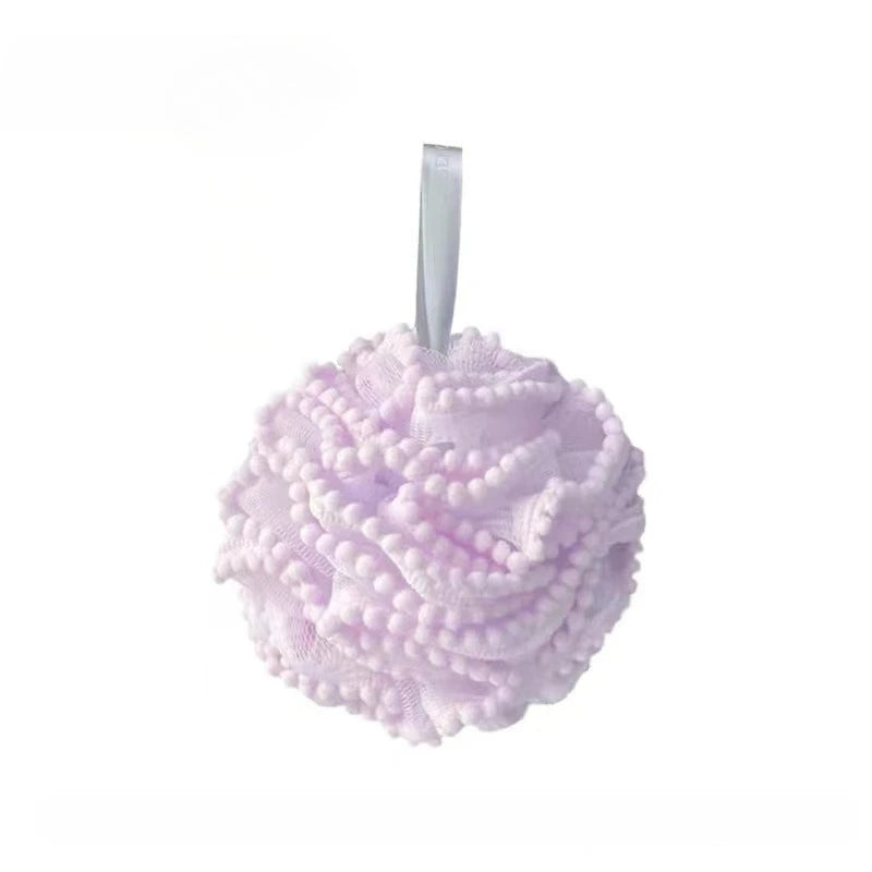 Bath Ball Loofah Sponge Pouf Puff Mesh Shower Soft Quick-Dry Exfoliating Foaming Deep Clean Body Scrubber Bathing Accessories