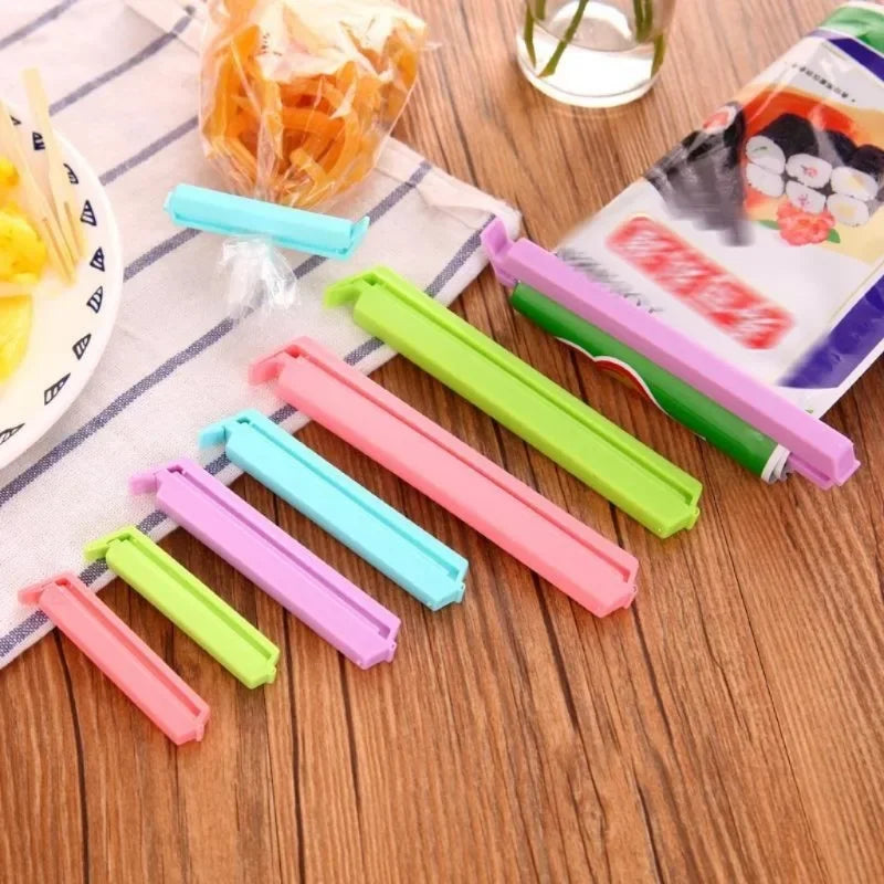 Portable Kitchen Storage Food Snack Seal Sealing Bag Clips Sealer Clamp Plastic Tool Kitchen Accessories Food Bag Clips