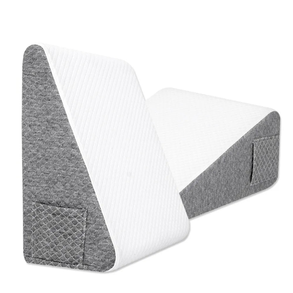 Memory Foam Core Leg Pillow Washable Removable Cover Triangle Support Pillow Breathable Side Sleeping