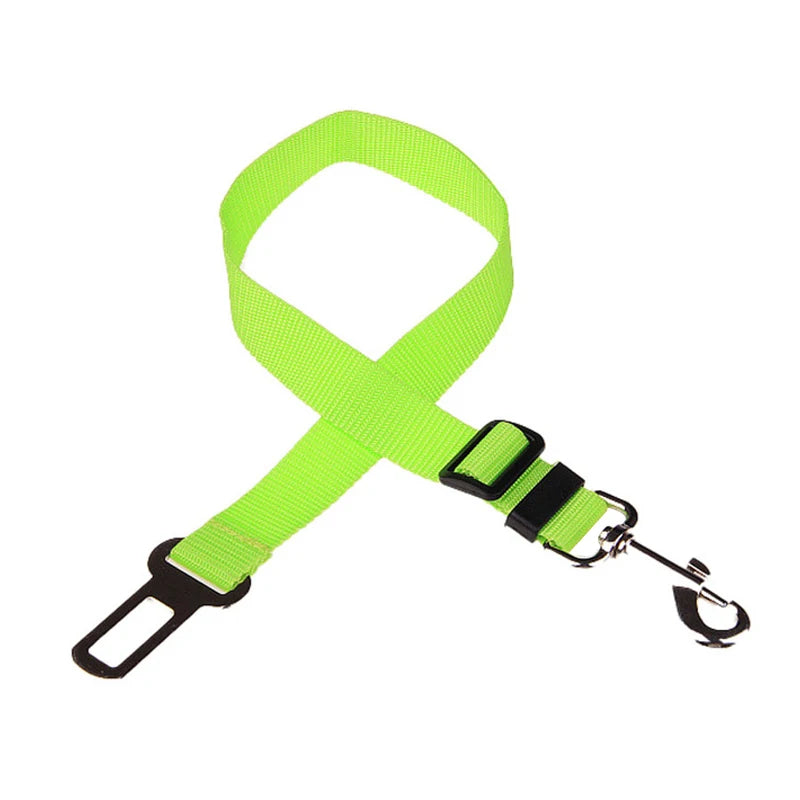 Adjustable Pet Dog Car Seat Belt Pet Seat Vehicle Dog Harness Lead Clip Safety Lever Traction Dog Collars Dog Accessories
