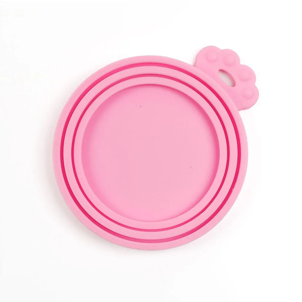 Silicone World Silicone Canned Lid 3 In 1 Reusable Food Storage Keep Fresh Cover Cans Cap Pet Can Box Cover Silicone Can Lid