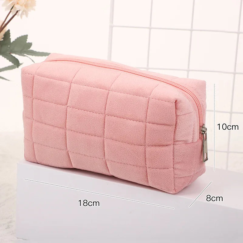 Simple Makeup Bag Pillow Pen Bag High Appearance Level WOMEN'S Large Capacity Pillow Bag Portable Storage Bags Makeup Pouch