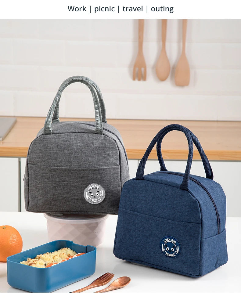 Insulated Lunch Bag Insulation Bento Pack Aluminum Foil Rice Bag Meal Pack Ice Pack Student Bento Lunch Handbag Insulation