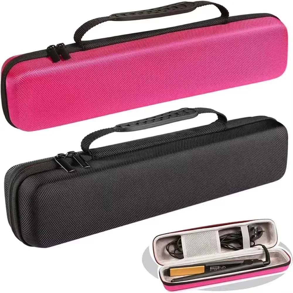 Curling Iron Travel Case Hard Carry Bag Straightener Curling Irons Styler Handle EVA Flat Cases Vacation Styling Accessories