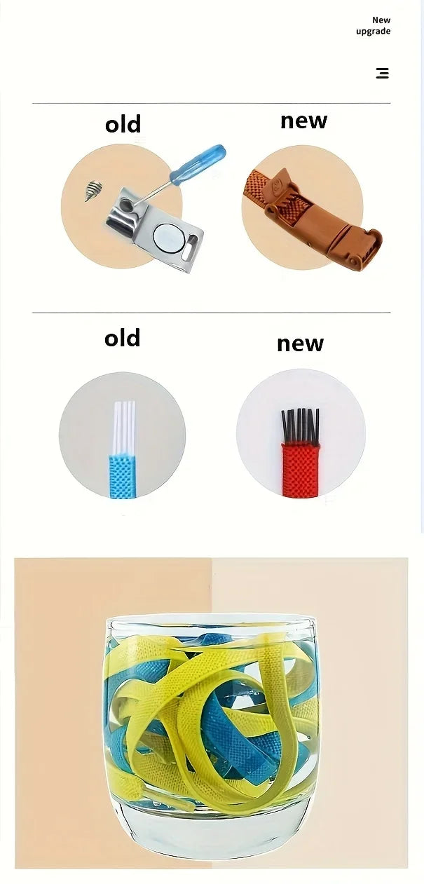 8mm No Tie Elastic Laces Without Tie Shoe Laces Press Lock Shoelaces Sneaker Elastic Lace Sneaker Kids Adult Flat Shoelace