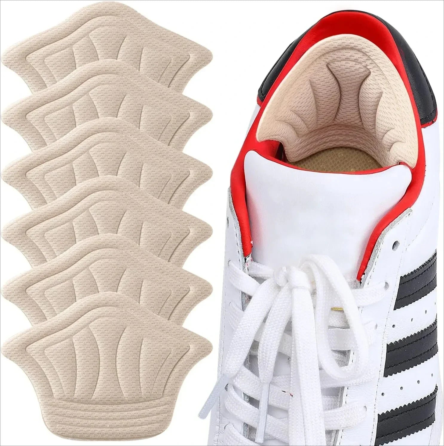 Insoles Patch Heel Pads for Sport Shoe Adjustable Size Feet Pad Pain Relief Cushion Insert Insole Heel Protector Sticker