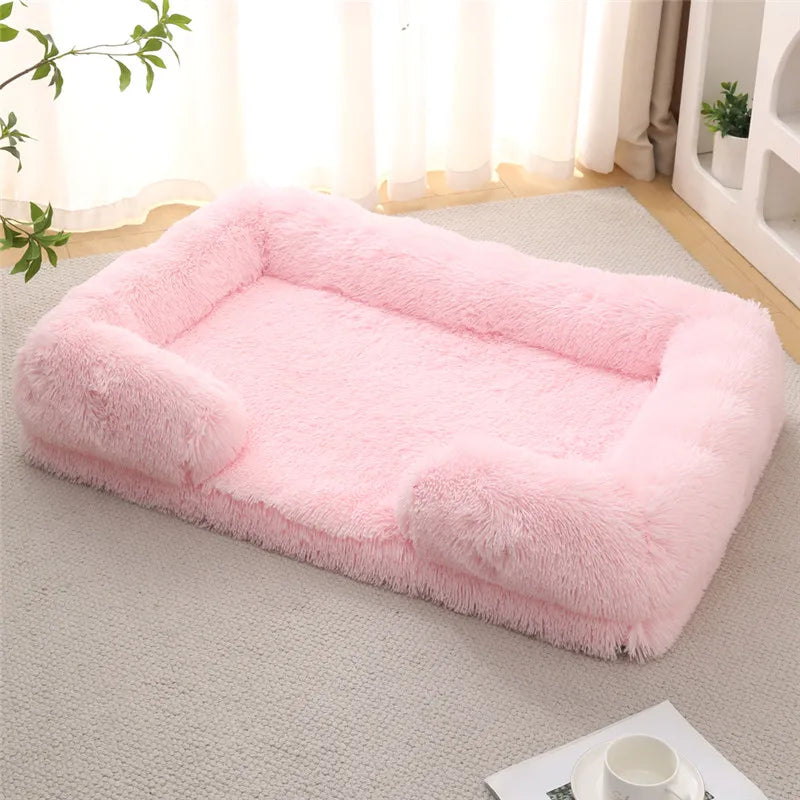 Luxury Winter Warm Large Dog Sofa Bed Dog Kneel Cat Mats House Cushion Pet Sleeping Sofa Beds Mat for Large and Small Dog