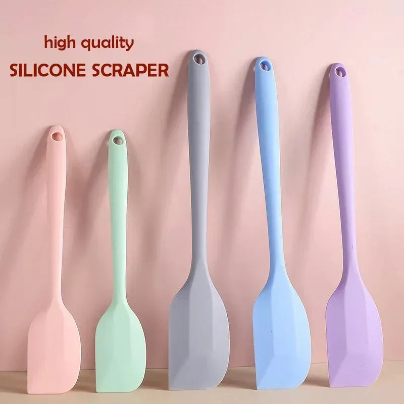 New Silicone cream spatula Cake Scraper Non-stick butter spatula Heat-resistant kitchen baking tools DIY cake baking tools
