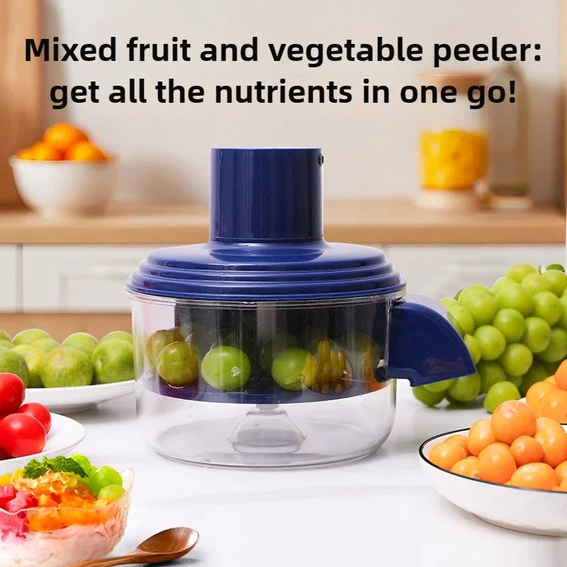 Rechargeable Fruit Peeler Fruit and Vegetable Electric Peeler Peeler Suitable for Grapes, Cherry Tomatoes, Garlic, Fruit Tools