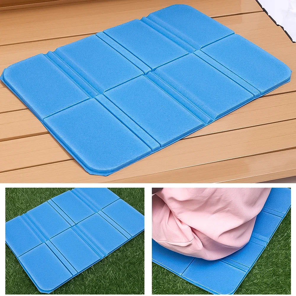 Beach Camping Mat XPE Outdoor Cushion Folding Foam Portable Picnic Mat Dirt Moisture-Prevent Folding Seat Cushion Camping Pad
