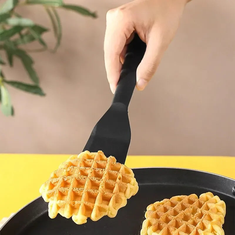Baking Tools 7 Color Silicone Frying Shovel Non-stick Surface Kitchen Pancake Fried Egg Transfer Shovel Steak Shovel Kitchen
