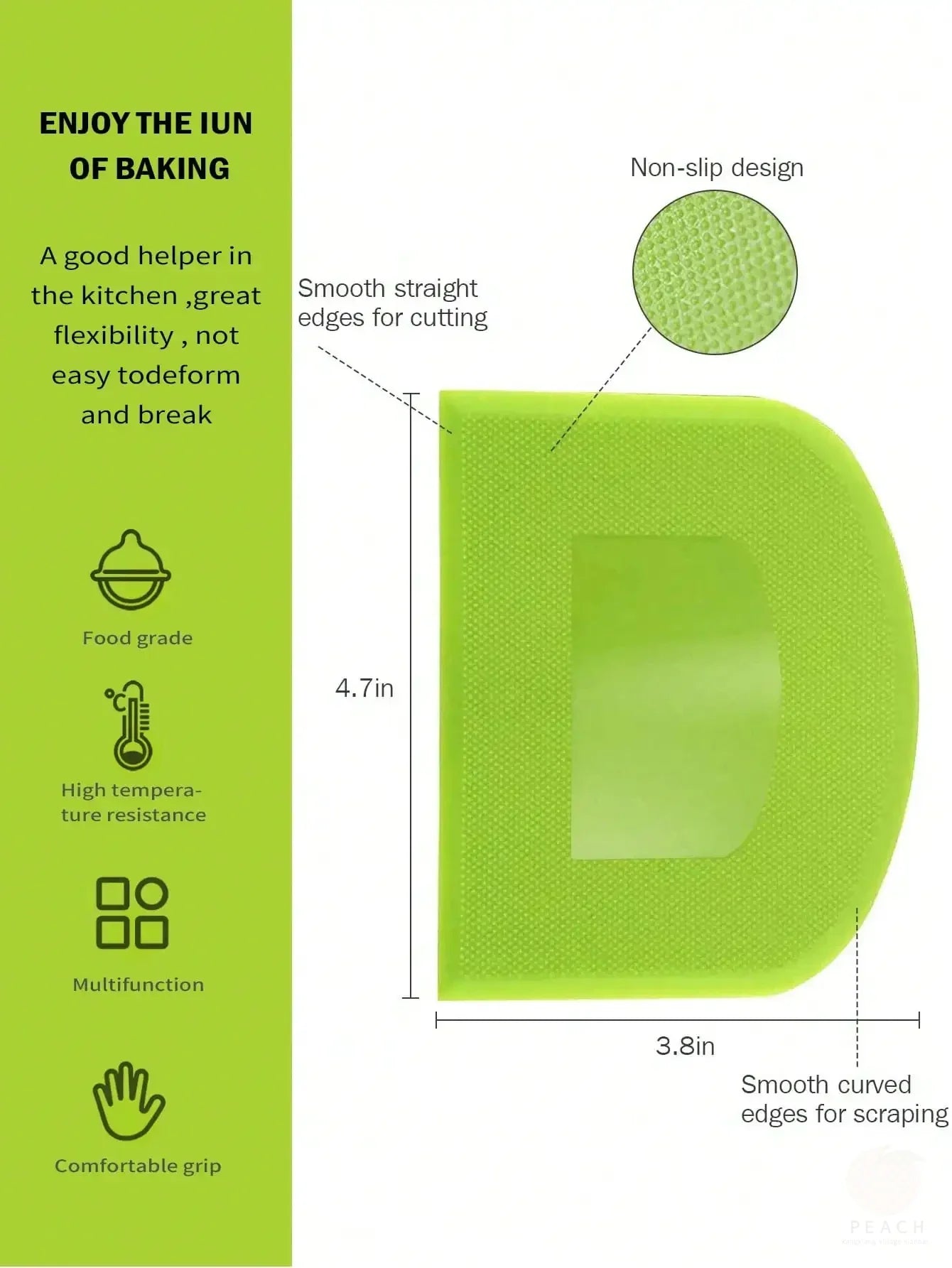 Plastic Dough Weight Cutter Cookie Fondant Bread Pizza Tools Spatula for Cake Butter Scraper Pastry and Bakery Kitchen Utensils