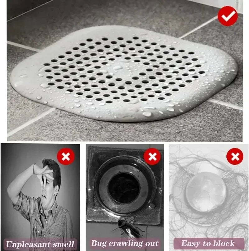 Plug Stopper Kitchen Sewer Silicone Bathroom Floor Bathtub Water Filter Home Accessories Shower Drain Hair Catcher Sink Strainer