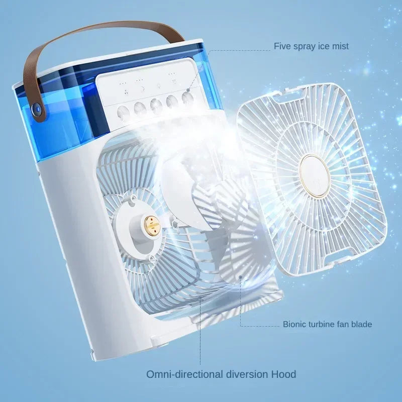 Portable Humidifier  Fan AIr Conditioner Household Small Air Cooler