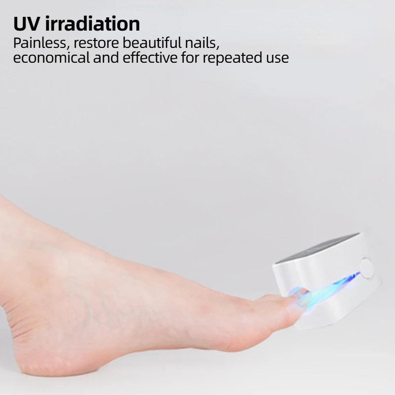 Rechargeable UV nail phototherapy instrument onychomycosis auxiliary tool UV nail phototherapy lamp cleaning lamp fungus lamp