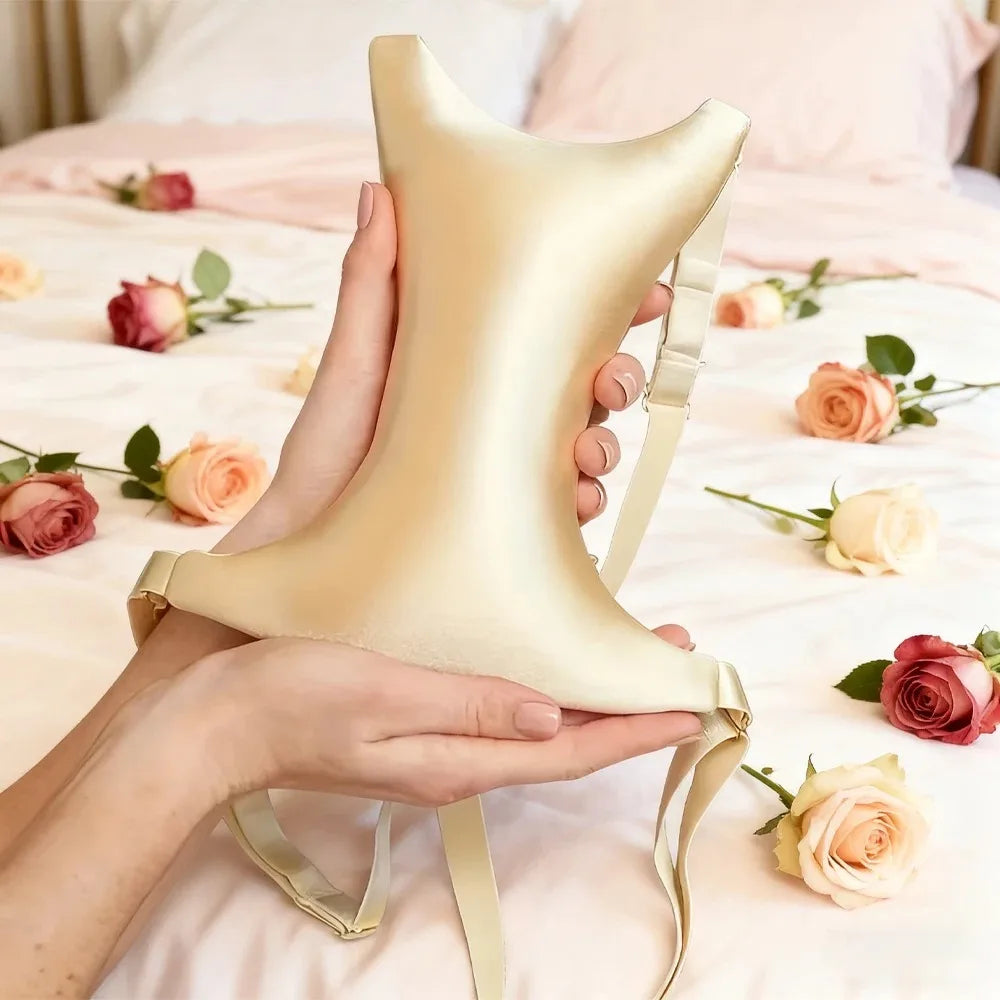 Breast Pillow Chest Wrinkles Side Sleeping Wrinkle Prevention Chest Wrinkle Pillow Sleep Anti-Wrinkle Chest Pad Massage Cushion