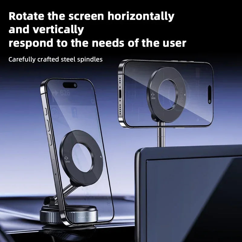 Magnetic Phone Holder｜Three-axis Rotation For Free Adjustment｜A Convenient Choice For Multiple Scenarios