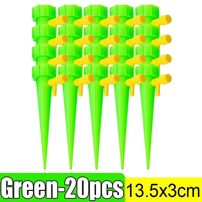 Automatic Watering Drip Kits Self Watering Spike For Flower Plants Adjustable Auto Water Dripper Device Garden Supplies