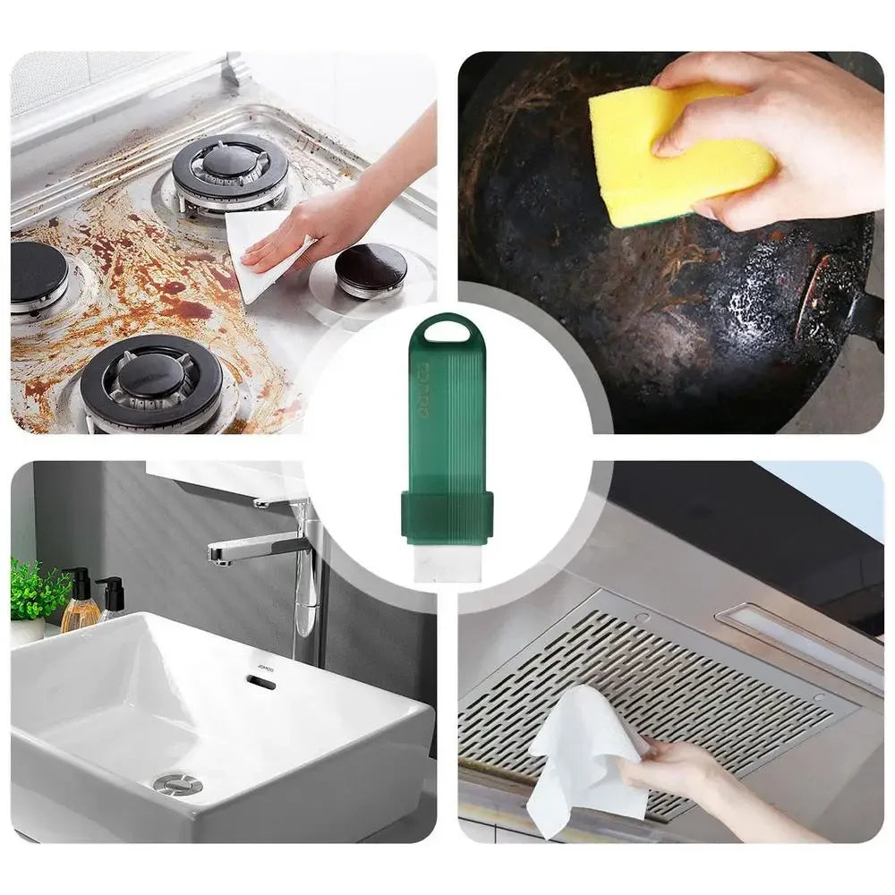 Stain Remover Rubber Eraser Kitchen Faucet Limescale Eraser Bathroom Glass Stain Rust Remover Cleaning Supplies