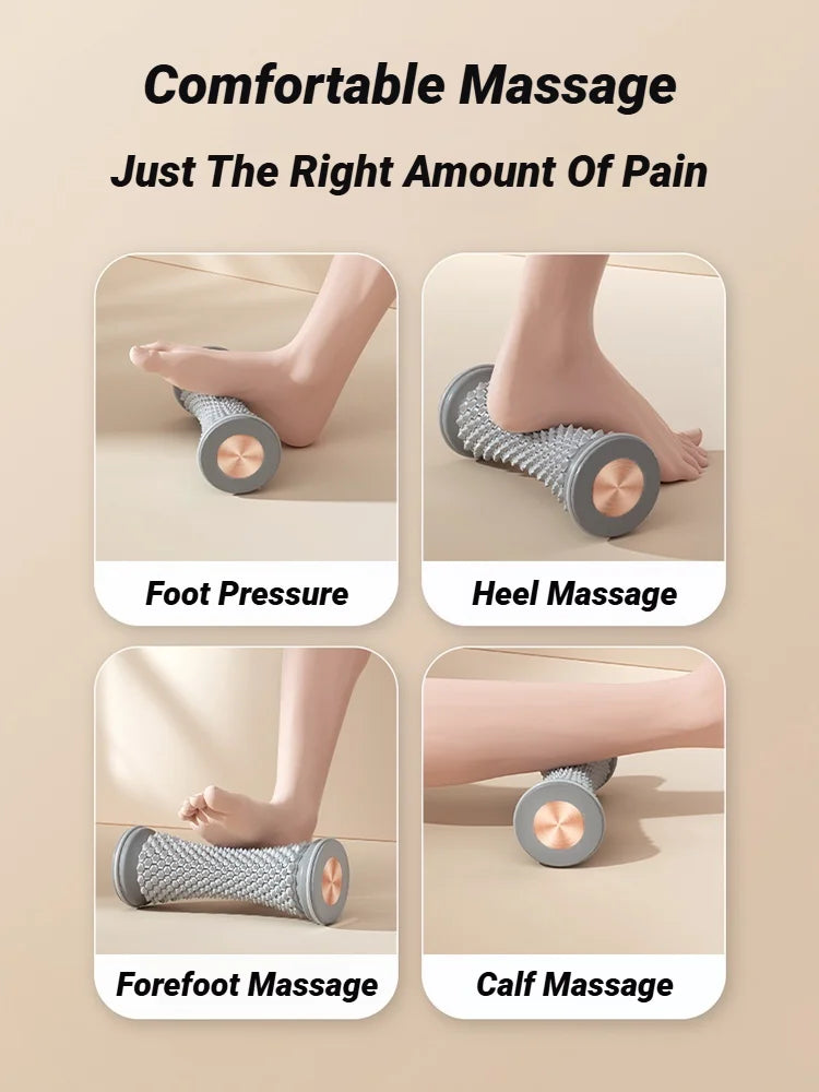 Foot Massager Massage Roller Yoga Massage Ball Plantar Fascia Roller Muscle Relaxation Care Plastic Manual Foot Massager Rollers