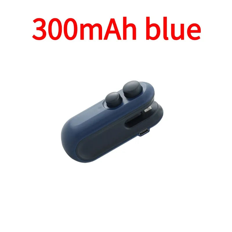 Electric Mini Heat Bag Sealing Machine Package Sealer Bags 2 in 1 Plastic Bag Sealing Machine Handheld Plastic Bag Heat Sealer