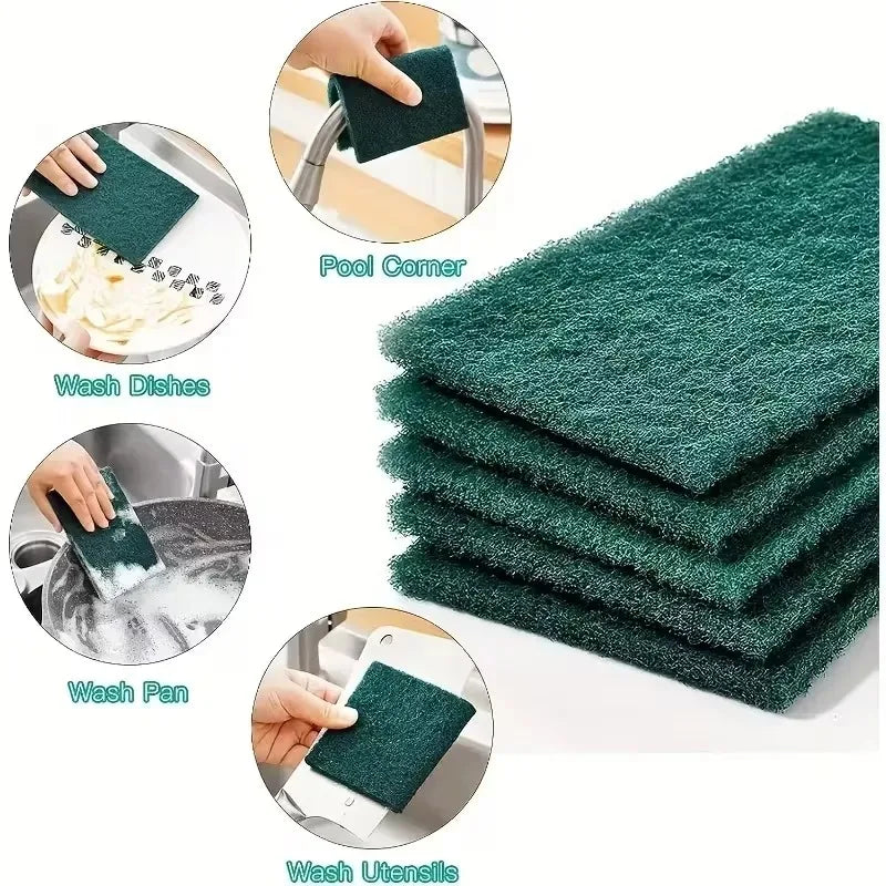 5/10Pcs Cleaning Wipe Pad Reusable Kitchen Cleaning Cloth Towels Soft Non-stick Oil Dishcloth Household Kitchen Rag Clean Tools