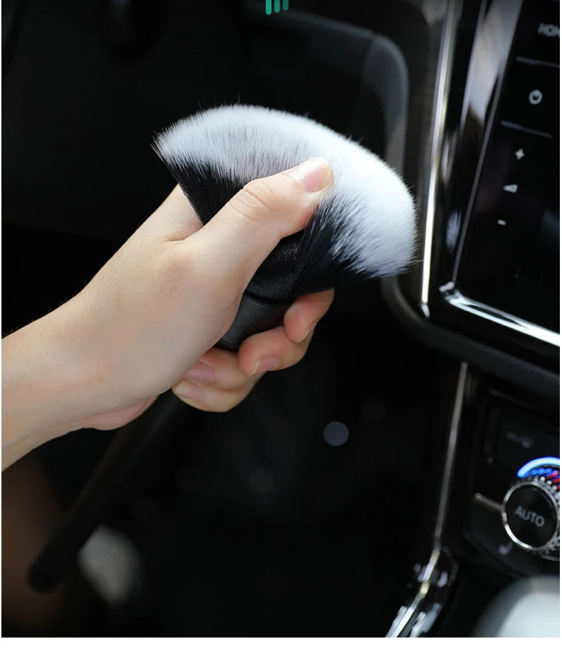 Car Air Outlet Cleaning Brush Dashboard Air Conditioner Detailing Dust Sweeping Tools Auto Interior Home Duster Brushes