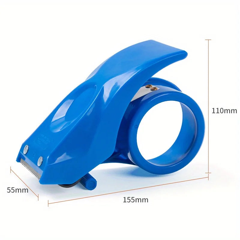 Tape Dispenser Plastic Sealing Packer Packaging Parcel 10° Sloped Roller Tape Cutter Sealing Tape Holder Manual Packing Machine