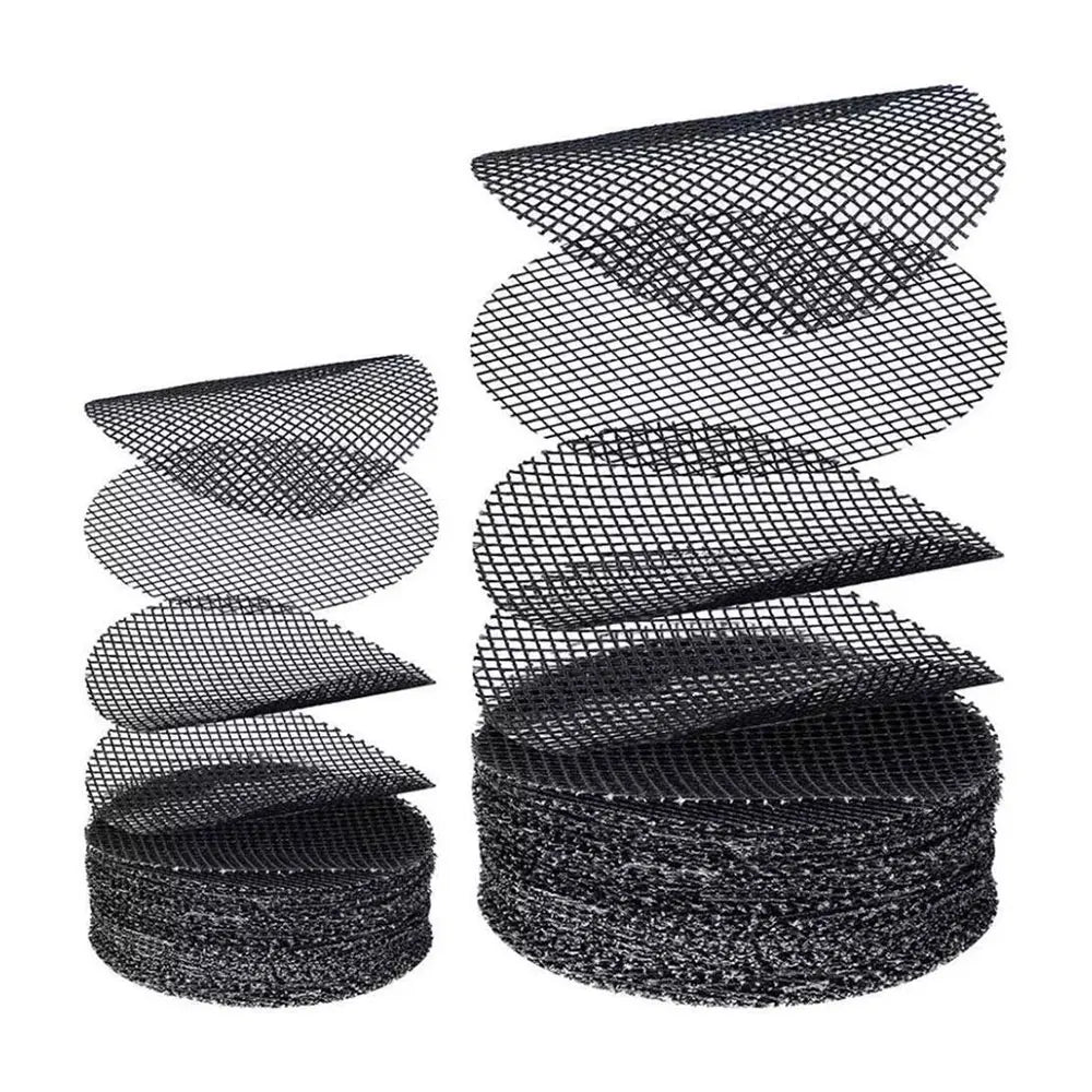 Pot Hole Mesh Pad Mat Grid Round Drainage Hole Screen for Pot Bottom Prevent Soil Loss Anti Bonsai Flower Plant Gardening Tools