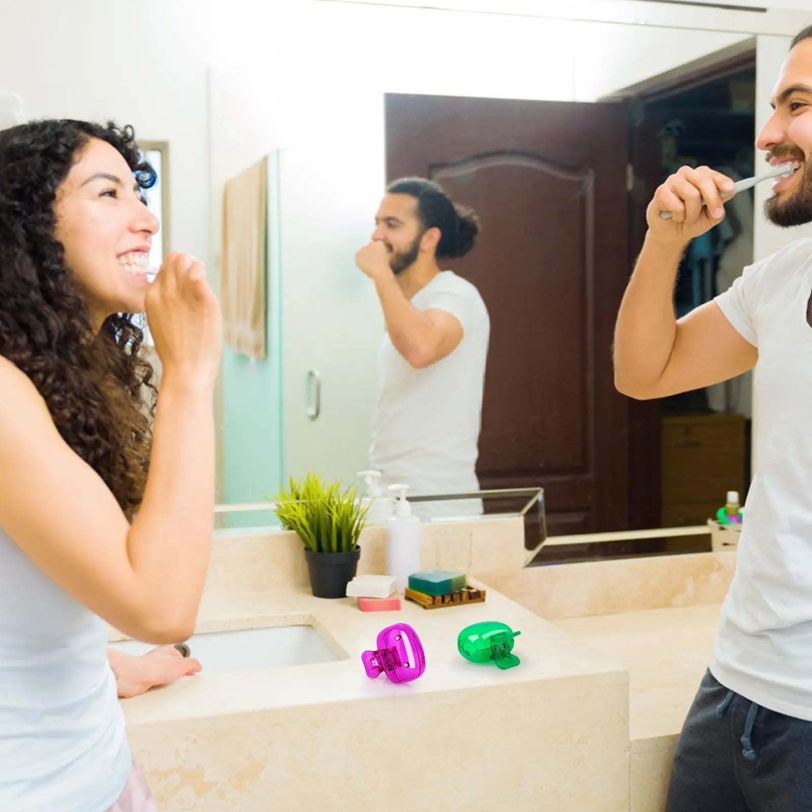 Toothbrush CaseHousehold Storage Clip - Portable Travel Toothbrush Dust Protective Cap - Storage Box Portable Head Travel