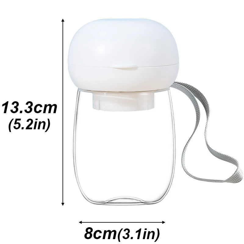 300/550ml Portable Food Grade Material Dog Cat Travel Pet Water Cup Feeding With Lanyard For Small Medium Cats Dogs Pet Supplies
