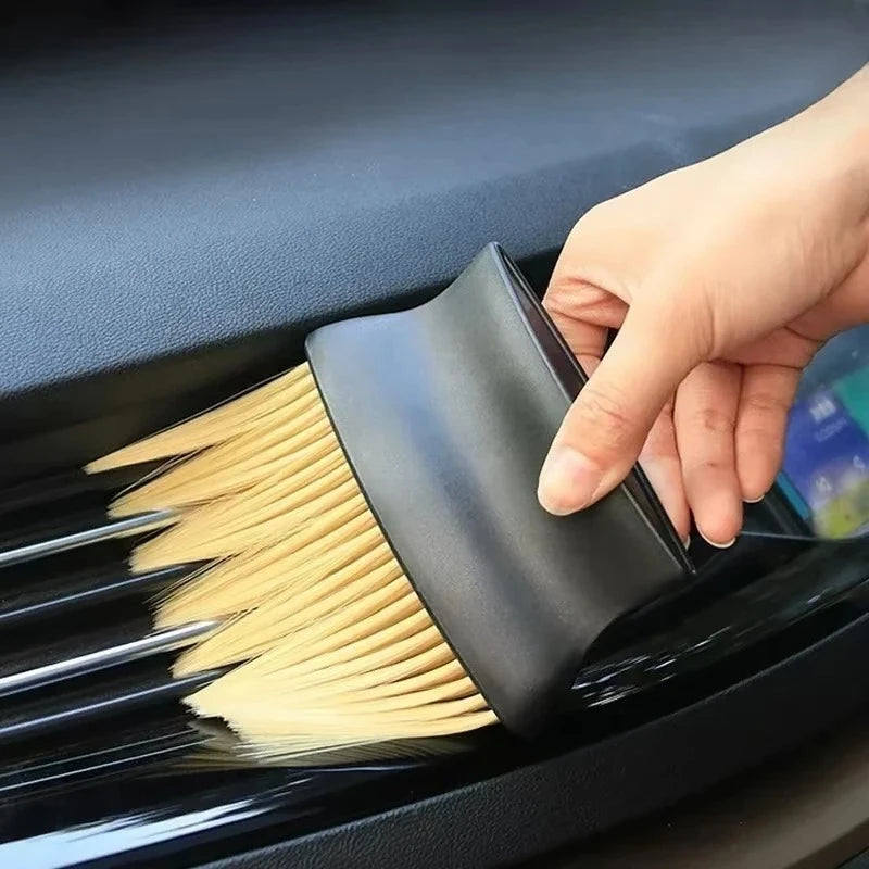 Car Air Outlet Cleaning Brush Dashboard Air Conditioner Detailing Dust Sweeping Tools Auto Interior Home Duster Brushes