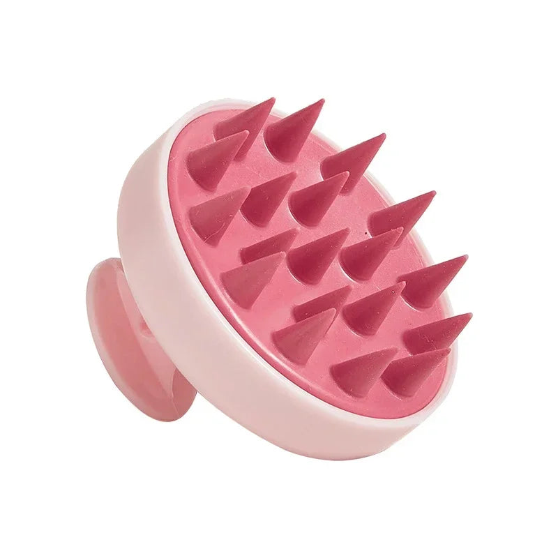New Silicone Shampoo Brush Head Scalp Massage Comb Cleaning Hair Comb Body Massage Brush Bath Shower Brush Salon Hairdressing