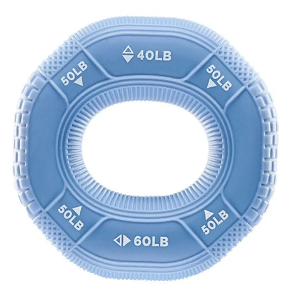 Silicone Adjustable 20-90LB Hand Grip Arm Strength Exercise Gripping Ring Fitness Gym Finger Forearm Trainer Carpal Expander