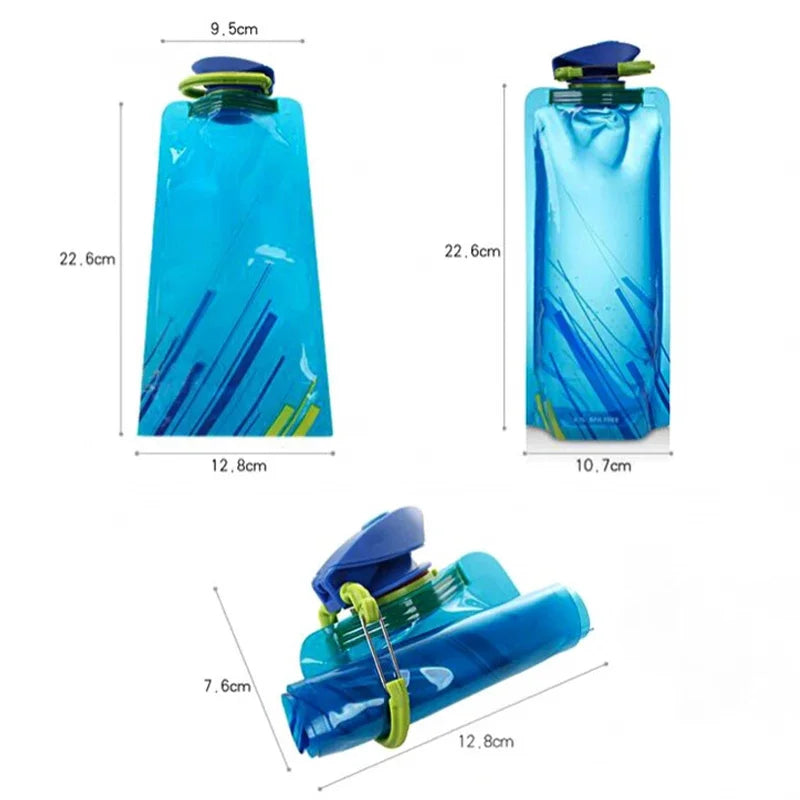 Portable Ultralight Foldable Water Bag Duckbill Folding Sports Outdoor Fitness Cycling Portable Storage Large Capacity Water Bag