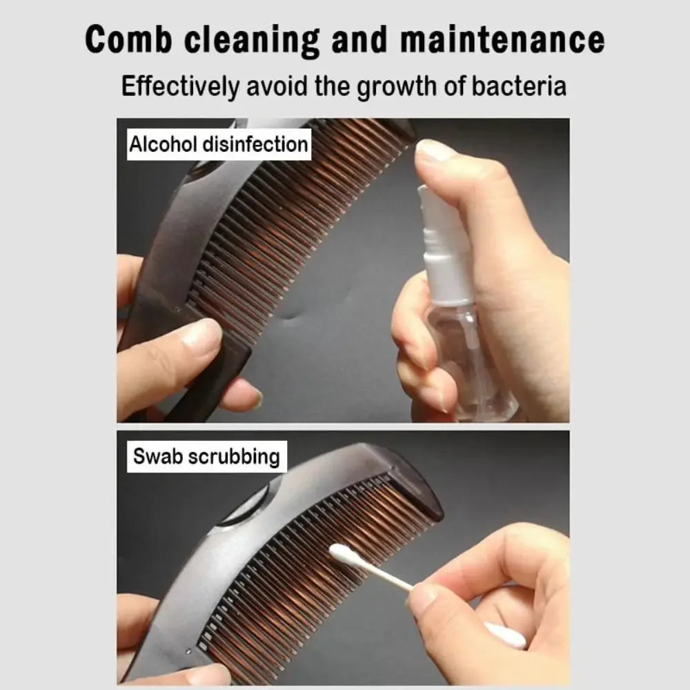 1/3Pc Dandruff Comb Hollow Tooth Button Combs Detoxing Energy Massage Scalp Psoriasis Combs Lice Comb Multifunctional Hair Brush