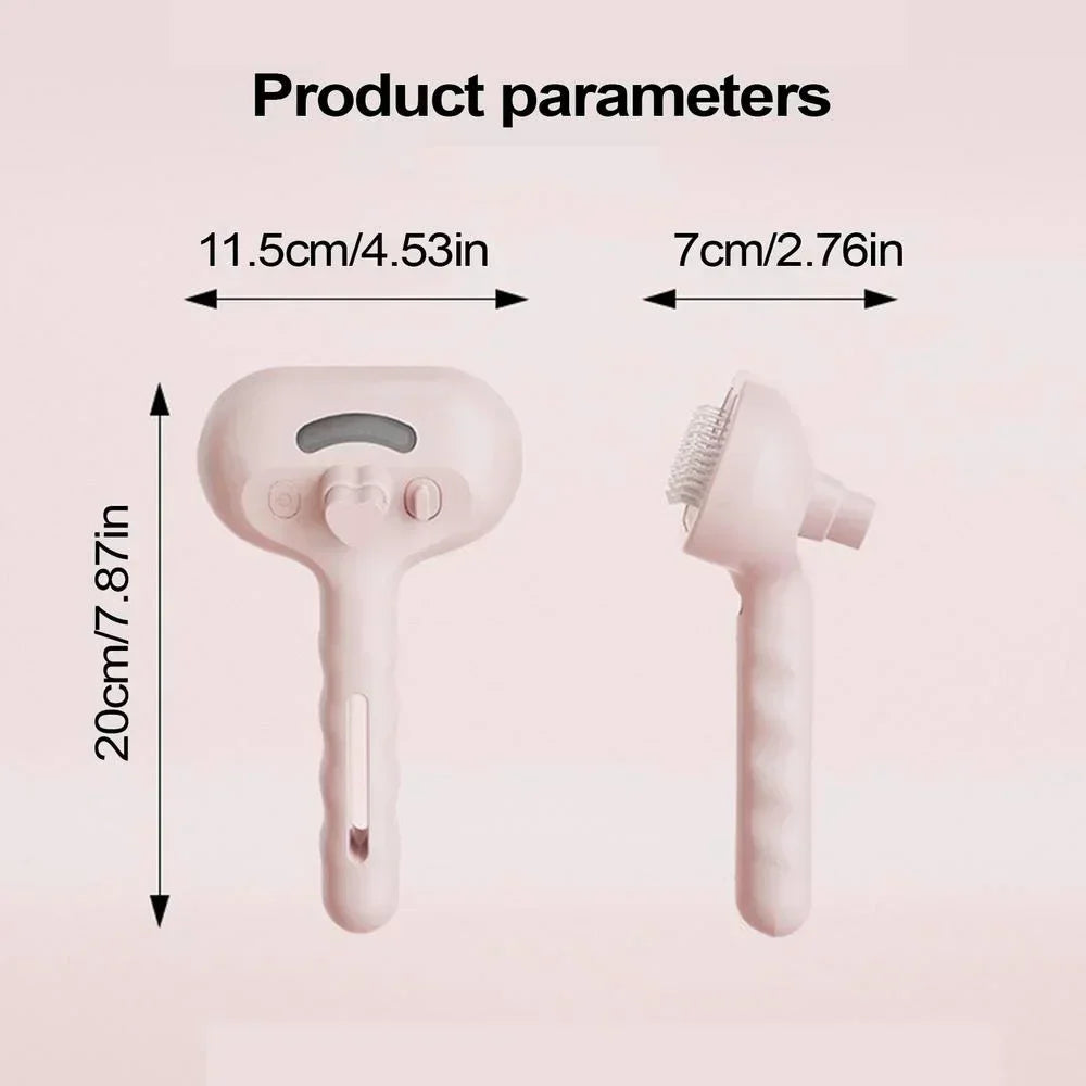 Steam Spray Grooming Brush Unique Steam Brush for Dogs Luxury Grooming Brush Dog Steam Brush Cat Supplies  Grooming