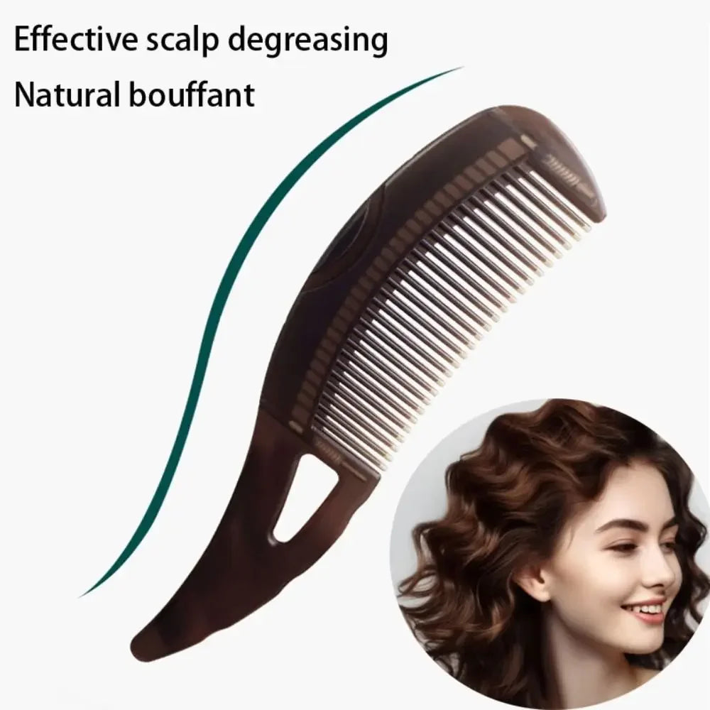 1/3Pc Dandruff Comb Hollow Tooth Button Combs Detoxing Energy Massage Scalp Psoriasis Combs Lice Comb Multifunctional Hair Brush