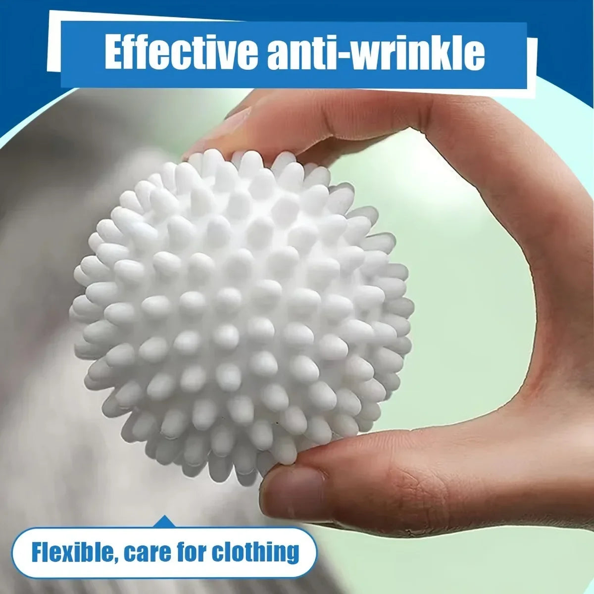 Magic Laundry Ball Reusable PVC Solid Cleaning Ball Household Cleaning Washing Machine Clothes Softener Cleaning Tools