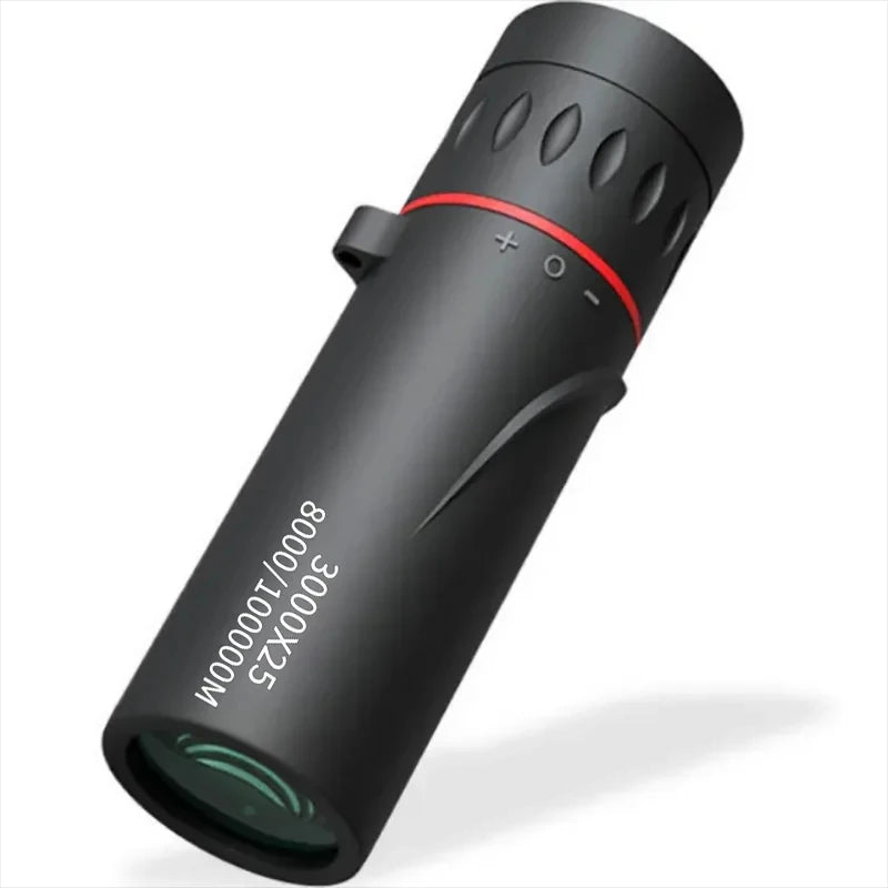 3000x25 Long Range HD Professional Adult Monocular and Mini Portable Telescope for outdoor camping and hunting