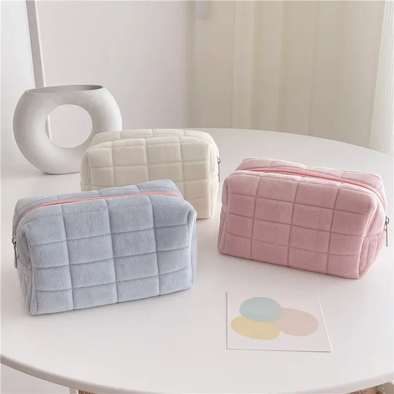 Simple Makeup Bag Pillow Pen Bag High Appearance Level WOMEN'S Large Capacity Pillow Bag Portable Storage Bags Makeup Pouch