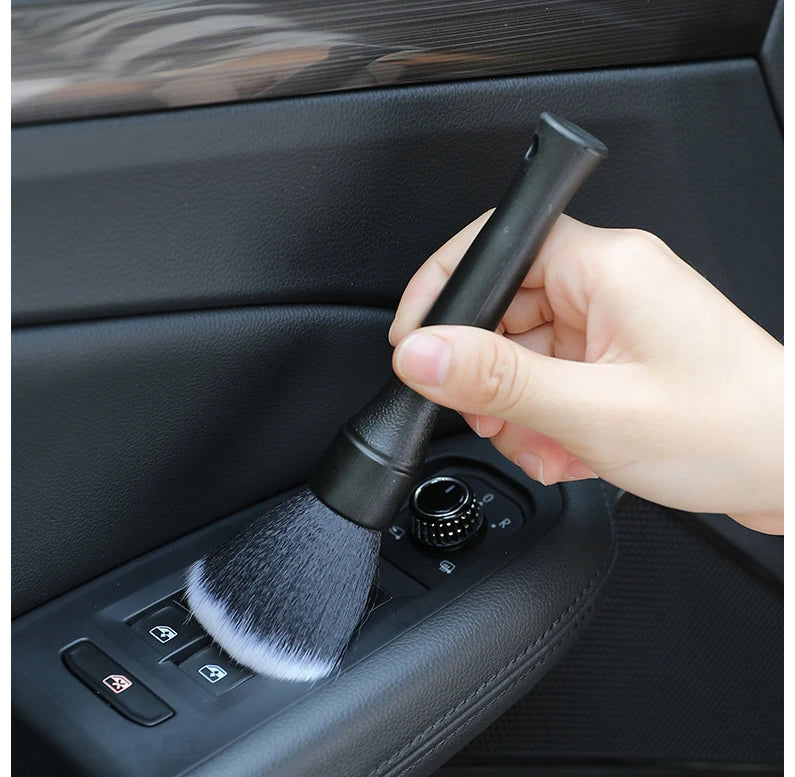 Car Air Outlet Cleaning Brush Dashboard Air Conditioner Detailing Dust Sweeping Tools Auto Interior Home Duster Brushes