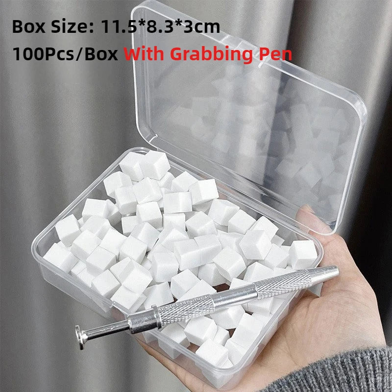 Sponge Gradient Nail Art Stamper Tools Gel Polish Gradient Sponge Brush Glitter Powder Dotting Pen For Manicure Tools