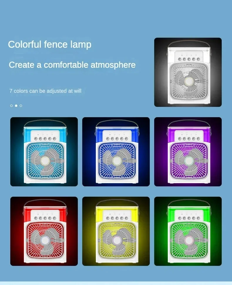 Portable Humidifier  Fan AIr Conditioner Household Small Air Cooler