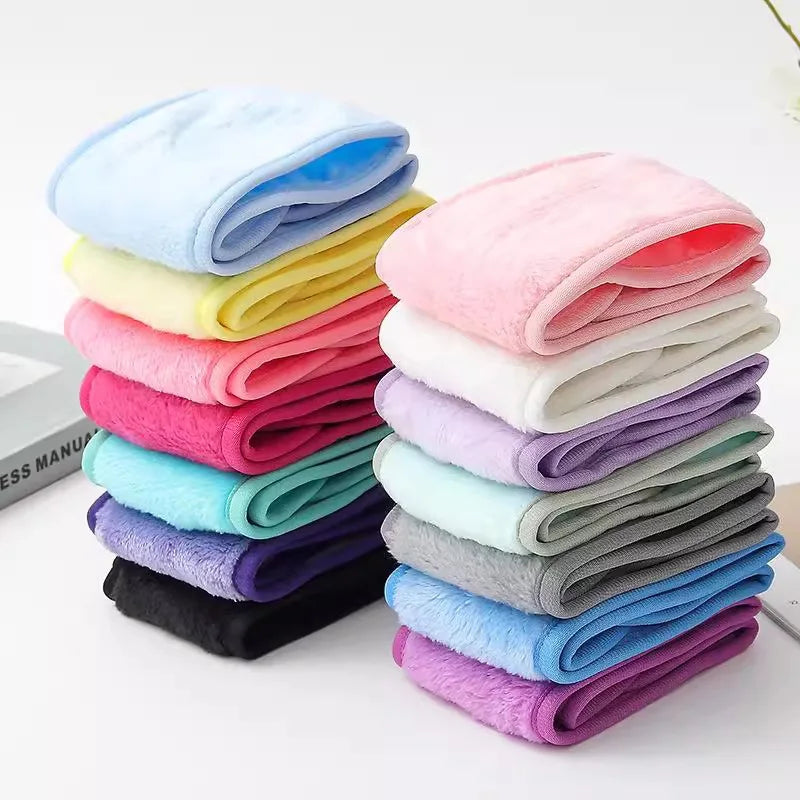 New Women Adjustable Velcro Strap Wash Face Headband Soft Toweling Broken Hair Tools Accessories SPA Facial Headbands Headwear