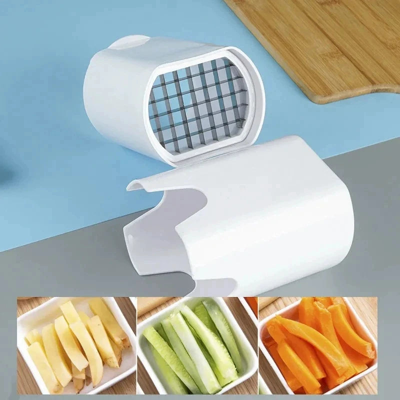 French Fry Cutter Natural Cut Rapid Slicer Vegetable Potato Tool Food Veggie Dicer Veg Chopper Kitchen Gadgets For Home Use