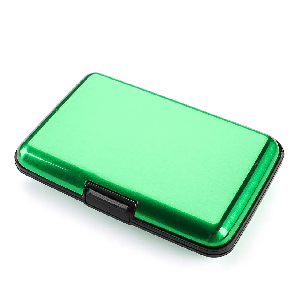 Aluminum Anti-Theft Wallets RFID Blocking Credit Card Holder RFID Wallet Metal Waterproof ID Card Case Coin Purse for Men Women