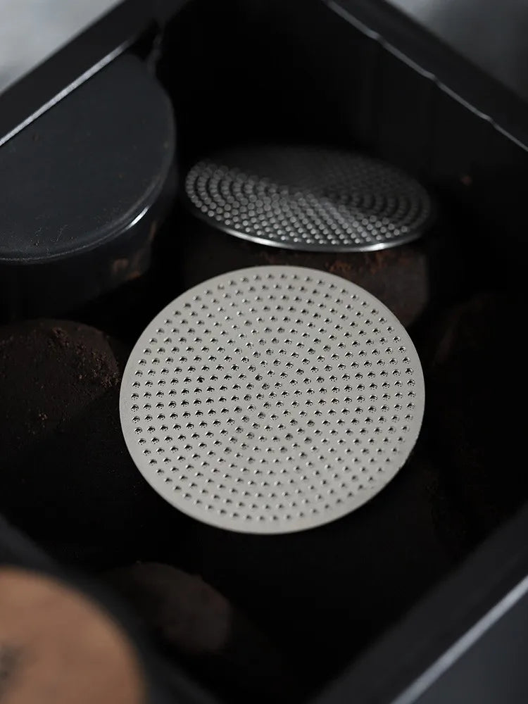 51/53/58mm Reusable Coffee Puck Screen 304 Stainless steel Double Layer Coffee Filter Fine Mesh Professional Espresso Accessory