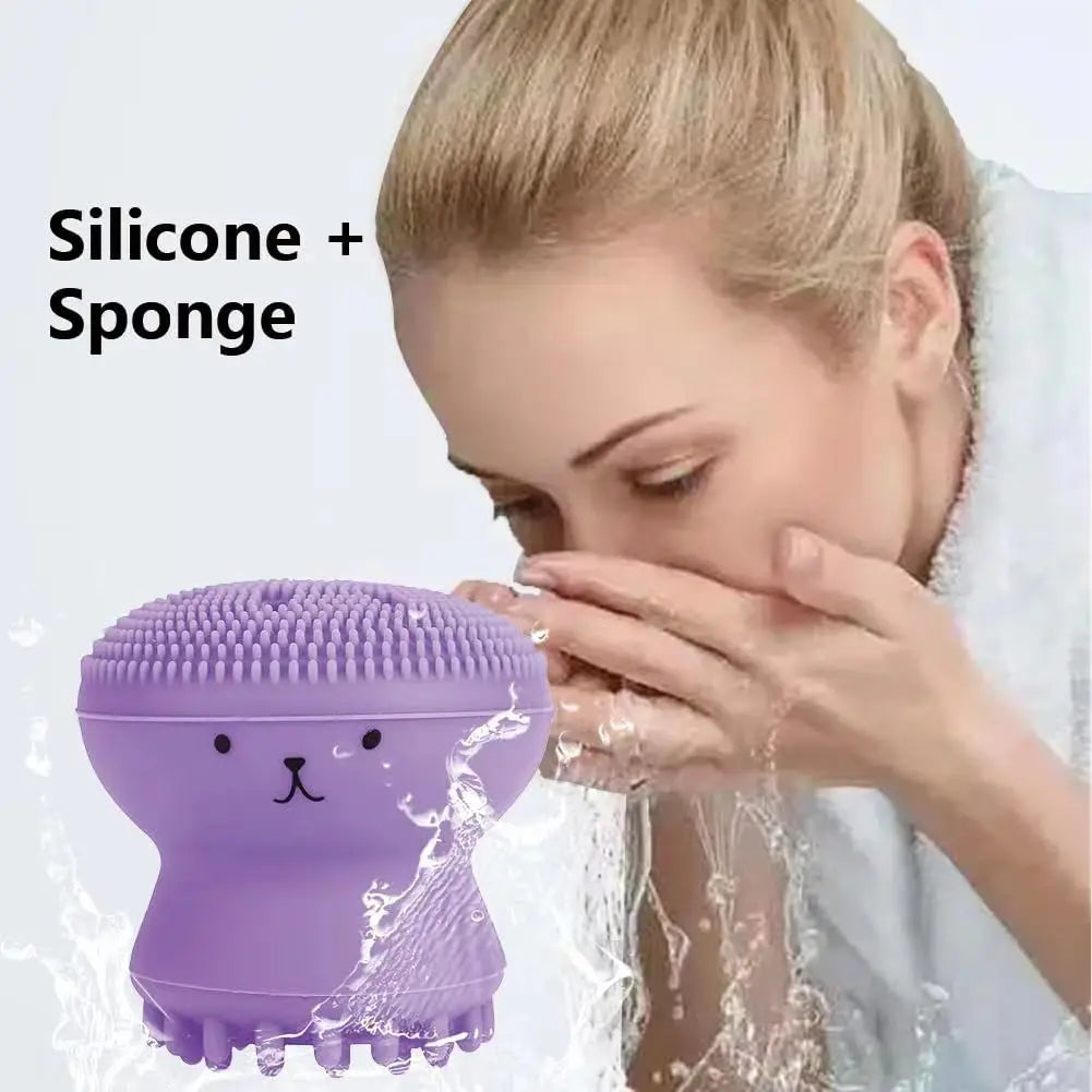 Exfoliator Tool Silicone Face Cleansing Brush Facial Deep Pore Skin Care Scrub Cleanser Tool New Mini Beauty Soft Deep Cleaning