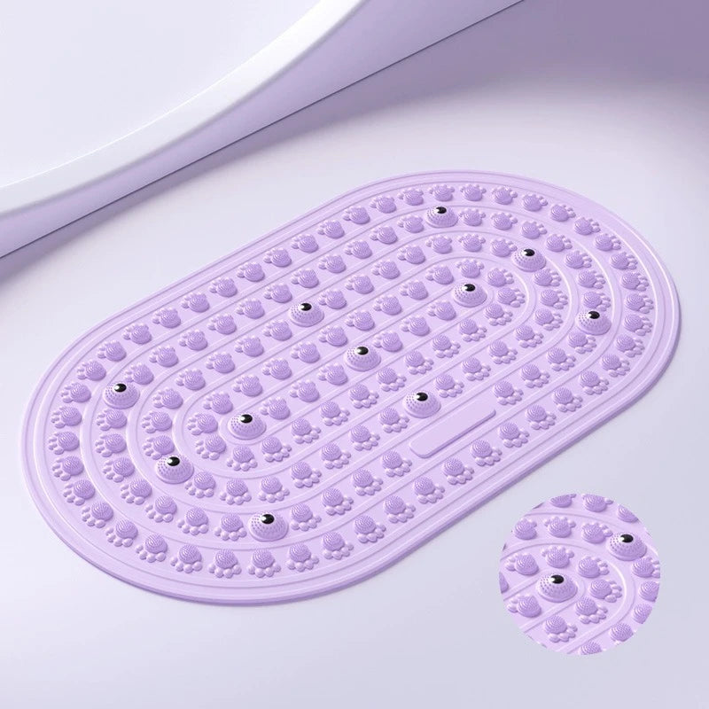 Magnetic Foot Massage Yoga Mat Acupressure Silicone Acupoint Reflexology Pad Foot Pain Relief Portable Massage Foot Care Tools